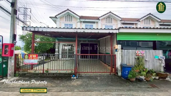 ทาวน์เฮ้าส์หลังมุมทำเลดี บ้านพฤกษา 62 เทพารักษ์-กิ่งแก้ว พื้นที่ 32.2 ตร.ว. 